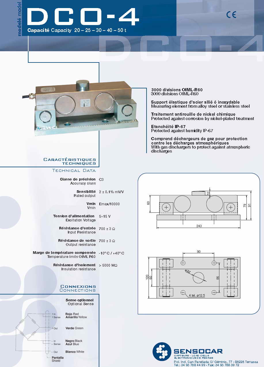 DCO-4称重传感器