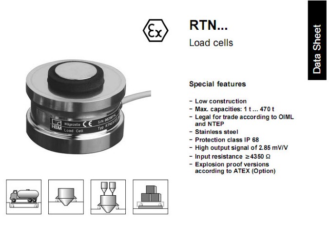 RTN0.05/15T,德国HBM RTN0.05/15T称重传感器